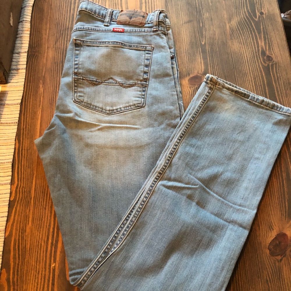 Wrangler light wash jeans
